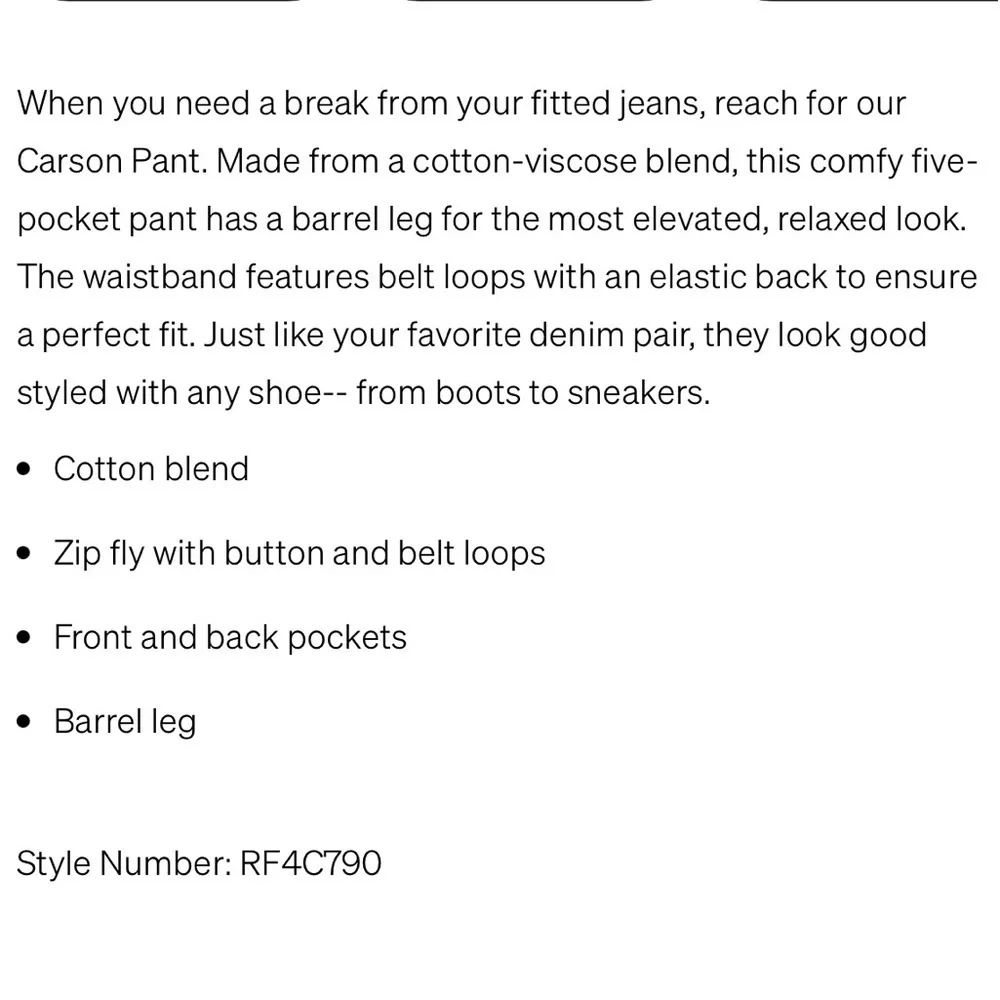 NWT SPLENDID Carson Barrel Leg Pant in Tawny Cappuccino Khaki Size XS - Picture 9 of 10